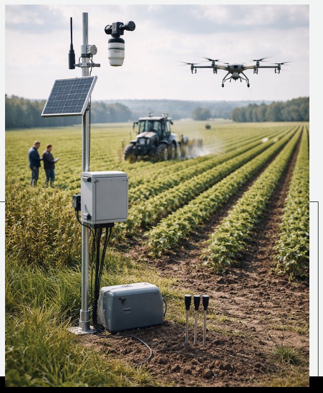 Разработка IoT мониторинга полей в Вологде от 8731 р. | АвикейВгд